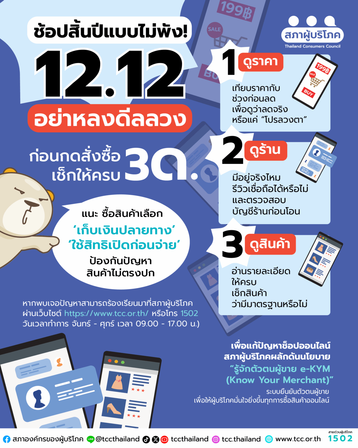 ช้อปสิ้นปีแบบไม่พัง! 12.12 นี้ อย่าหลงดีลลวง เช็กให้ครบ 3 ด. ก่อนกดสั่งซื้อ