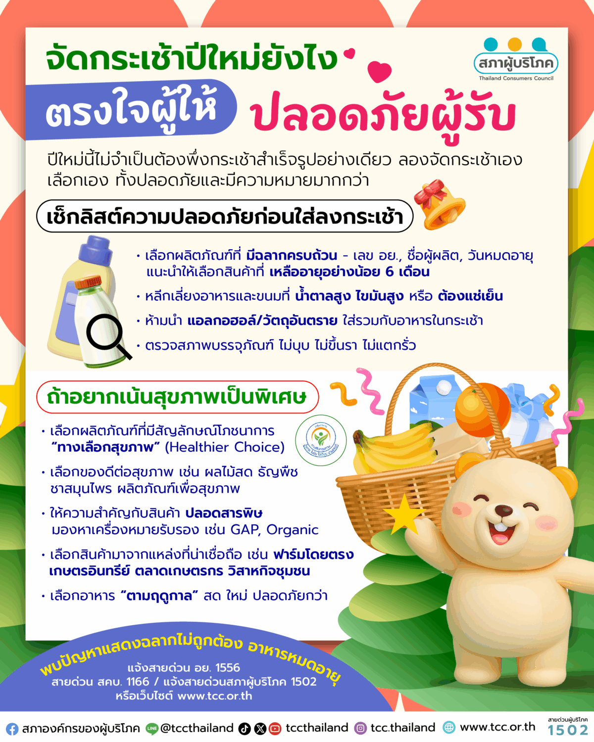 จัดกระเช้าปีใหม่ยังไง ตรงใจผู้ให้ ปลอดภัยผู้รับ