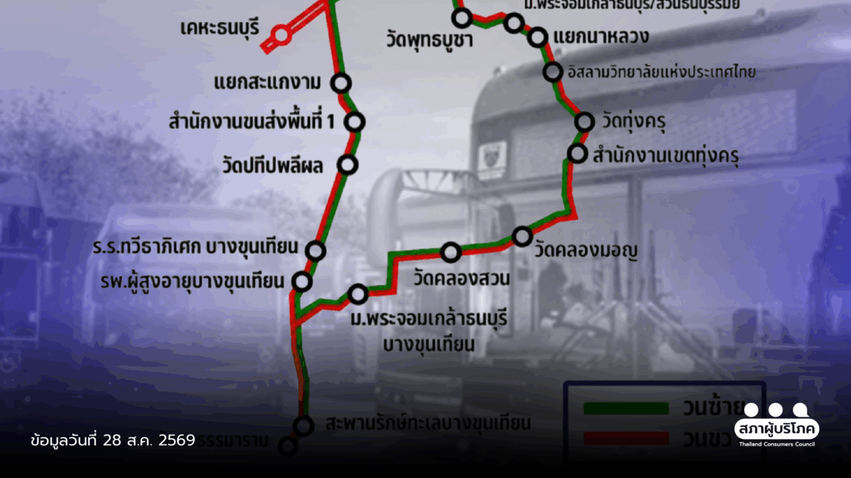 ผลักดันสำเร็จ! รถเมล์วงกลมถนน 4 สาย เพิ่มทางเลือกชาวฝั่งธนฯ