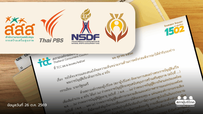 ยื่นนายกฯ ทบทวน กฎหมายภาษีบาป 4 ฉบับ กระทบสิทธิประชาชน