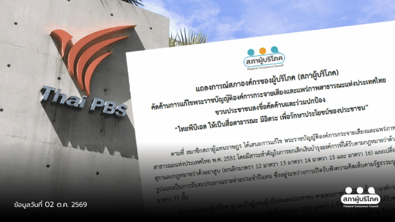 ค้าน! แก้กฎหมายไทยพีบีเอส ห่วงใช้งบรัฐ เปิดช่องแทรกแซงข่าว